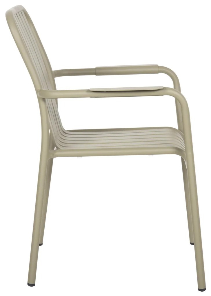 Καρέκλα - Πολυθρόνα RACHEL C6088.07 Αλουμινίου Dark Olive 63x58x85Υεκ. 63x58x85 εκ.