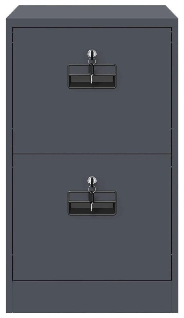 vidaXL Ντουλάπα Αρχείων με συρτάρι με ράφι Ανθρακί 44 x 50 x 106.5 εκ