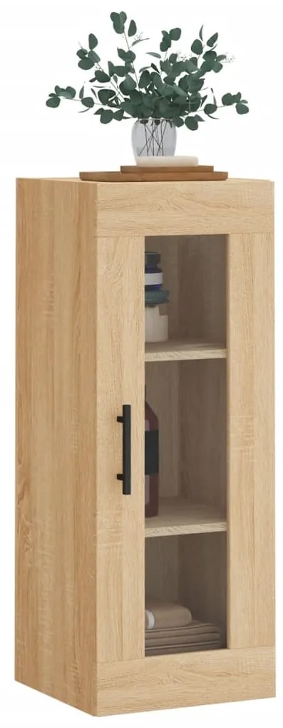 vidaXL Ντουλάπι Τοίχου Sonoma Δρυς 34,5 x 34 x 90 εκ.