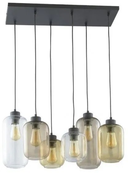 Κρεμαστό Φωτιστικό Οροφής Ράγα MARCO BROWN καφέ 3176 TK Lighting 3176 Καφέ