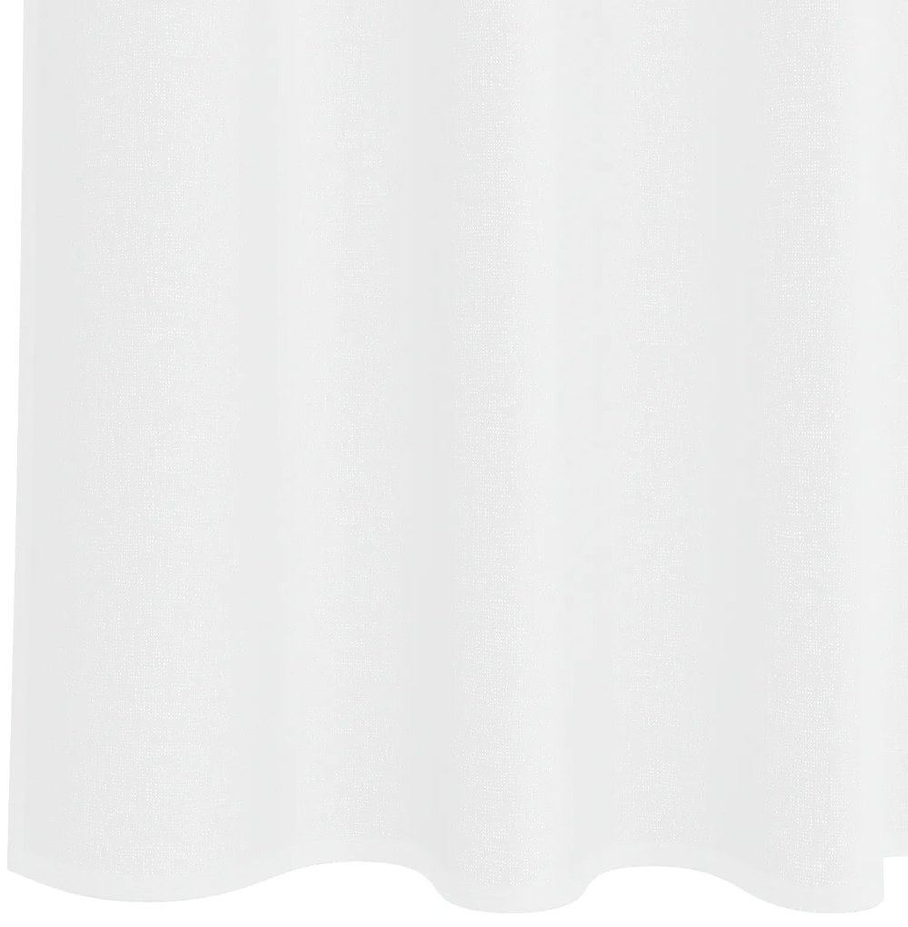 vidaXL Κουρτίνες με κουρτίνες 2 pcs Λευκό 140 x 225 cm Πολυεστέρας