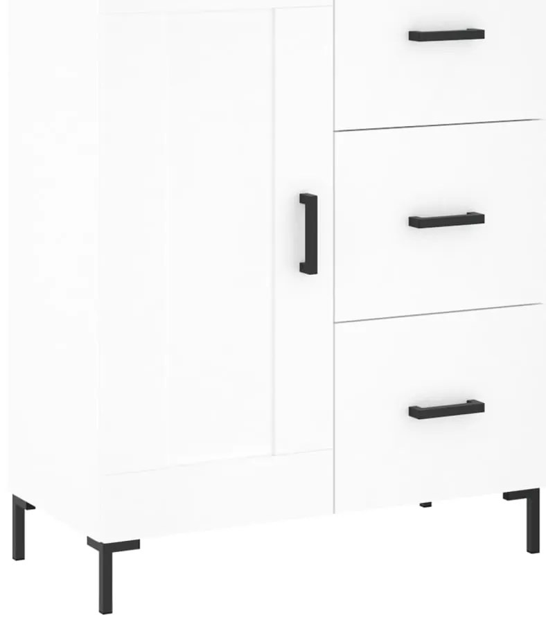 vidaXL Ντουλάπι Λευκό 69,5x34x180 εκ. από Επεξεργασμένο Ξύλο
