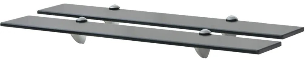 vidaXL Ράφια Τοίχου 2 τεμ. 8 χιλ. 70 x 10 εκ. Γυάλινα