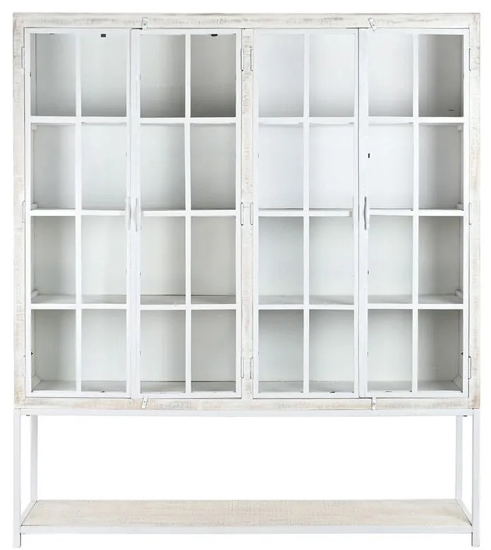 Ράφια DKD Home Decor Λευκό Μαύρο Μέταλλο Ξύλο από Μάνγκο 170 x 45 x 200 cm