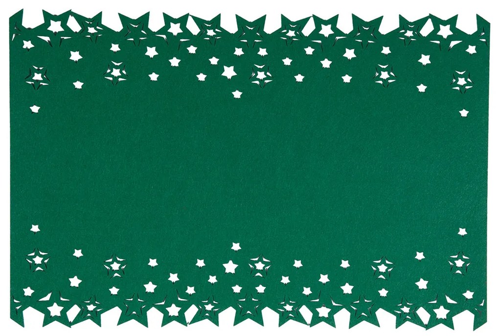 Χριστουγεννιάτικα Σουπλά (Σετ 2τμχ) Nef-Nef Homeware Snow Star Green