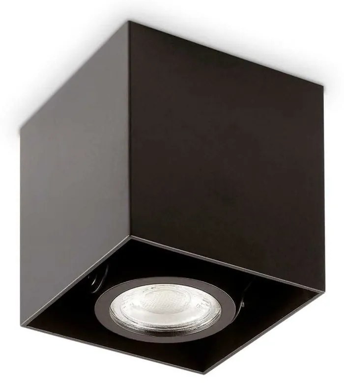 Φωτιστικό Οροφής - Spot Mood Square 243948 9x10,5x9cm GU10 max 28W Black Ideal Lux