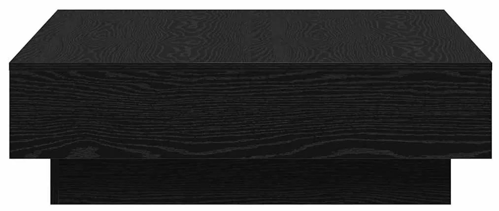 vidaXL Τραπεζάκι σαλονιού Μαύρη δρυς 90 x 90 x 28 cm