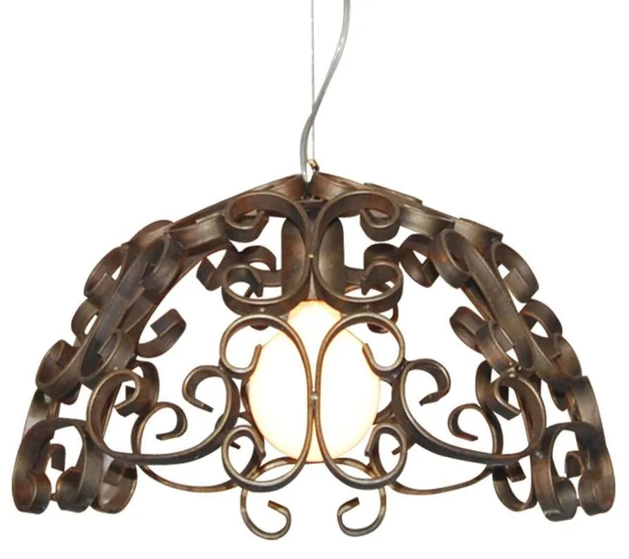 Φωτιστικό Οροφής Bale HL-3586-1PL 77-4040 45x45x100cm 1xE27 60W Rust Homelighting