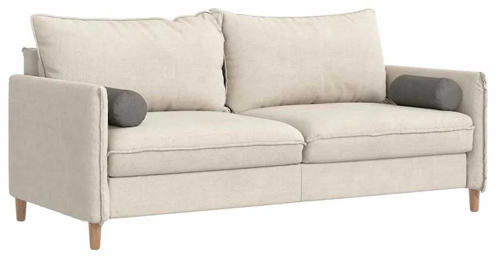 vidaXL Μαξιλάρια Στήριγμα 2 pcs Ανοιχτό γκρι Ø 15 x 40 εκ