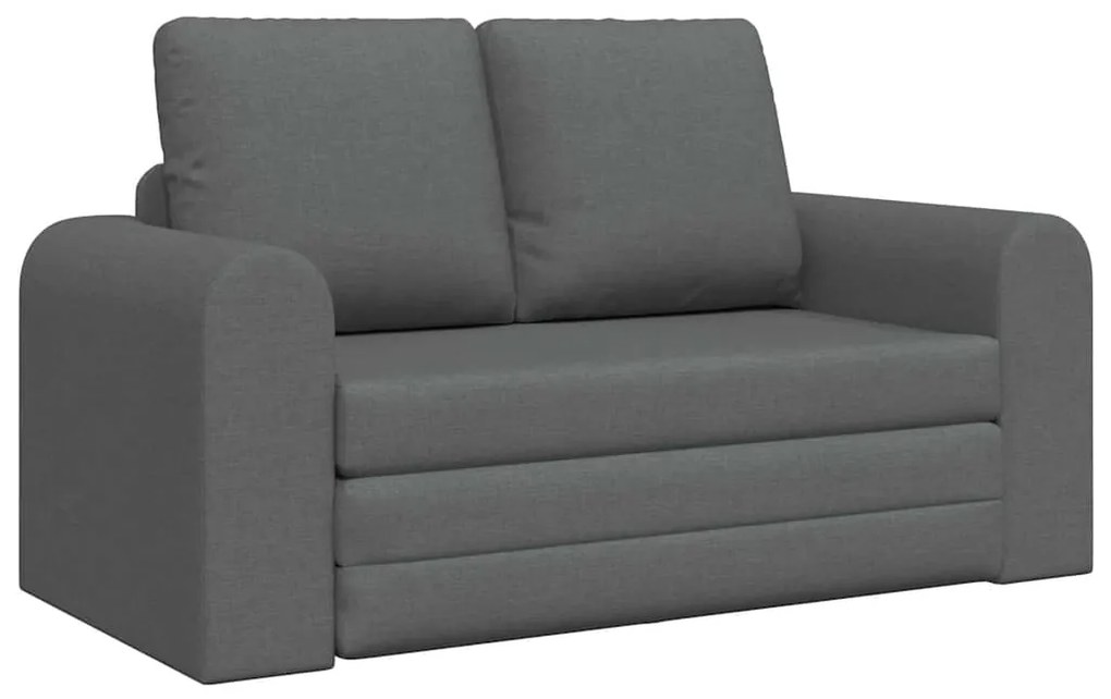 vidaXL Κρεβάτι καναπές Σκούρο γκρι 148 x 71 x 83 εκ. ύφασμα