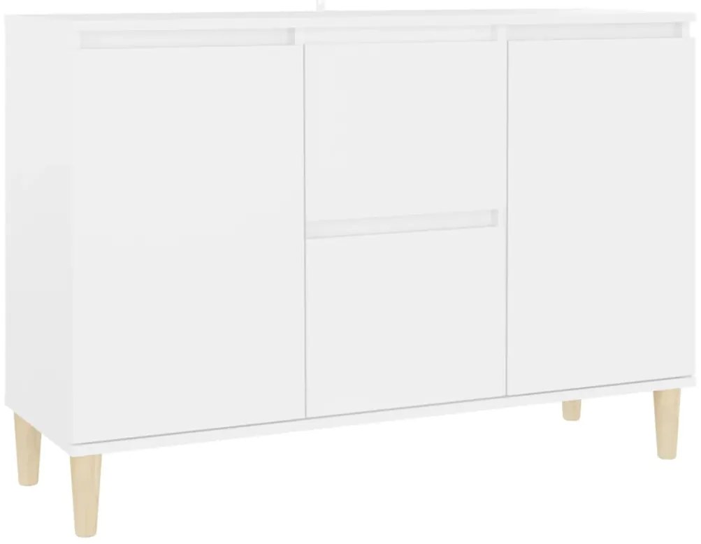vidaXL Μπουφές Λευκός 101 x 35 x 70 εκ. από Επεξεργασμένο Ξύλο
