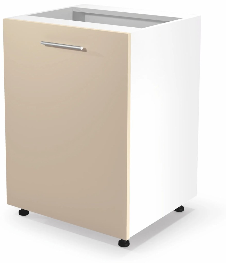 VENTO D-60/82 lower cabinet, color: white / beige DIOMMI V-UA-VENTO-D-60/82-BEŻOWY