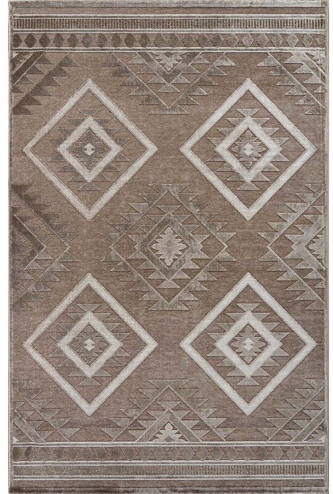 Χαλί CRYSTALLINI BEIGE Μπεζ 133 x 190 εκ. MADI