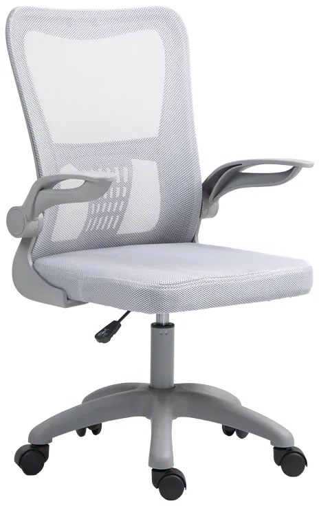Καρέκλα γραφείου εργασίας Annalise pakoworld mesh γκρι 57x53x100εκ