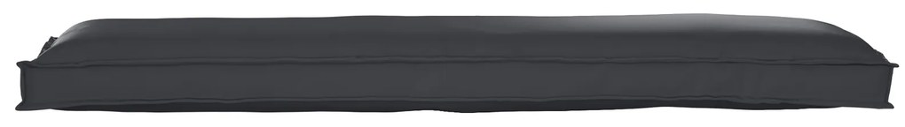 vidaXL Μαξιλάρια Παλέτας για Πάγκο 2 τεμ Μαύρο 150x40x8 εκ. Ύφασμα Oxford