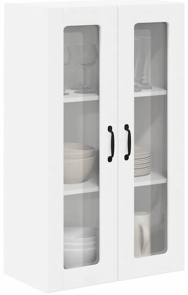 vidaXL Κρεμαστό ντουλάπι κουζίνας Επιτοίχιο Λευκό 60 x 31 x 100 εκ.