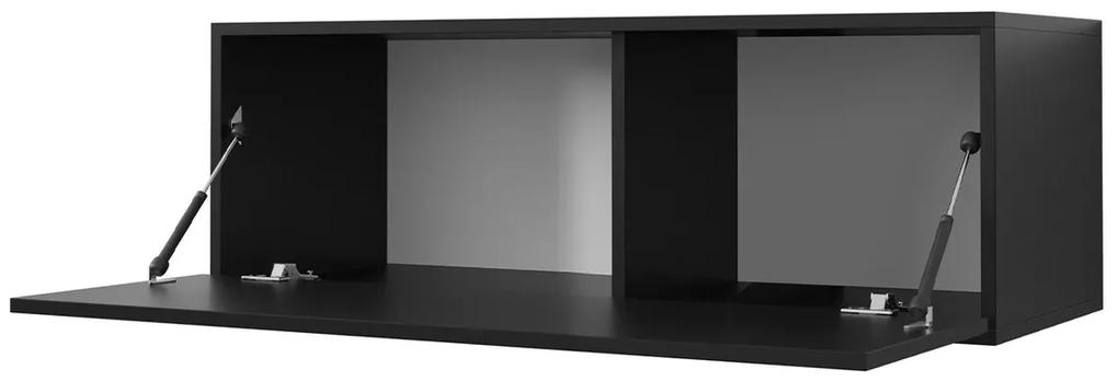 Σετ επίπλων Hartford G108, Μαύρο, Ξεχωριστά μέρη, Με τραπέζι τηλεόρασης, Με πρόσθετο εξοπλισμό, 200x40cm, 36 kg | Epipla1.gr