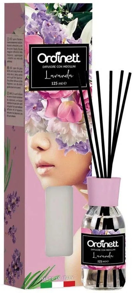 Αρωματικό Χώρου Με Στικς Levander GS07849004 125ml Clear Gio Style Glass