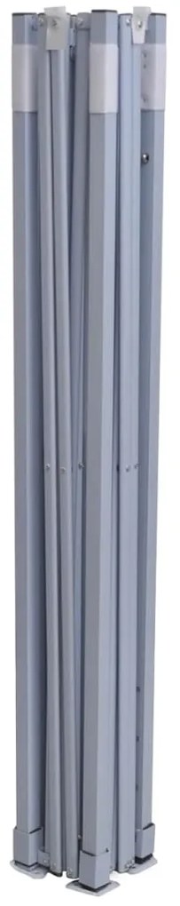 vidaXL Τέντα Εκδηλώσεων με 2 Πλευρικά Τοιχώματα Λευκή 3x3 μ. Ατσάλι