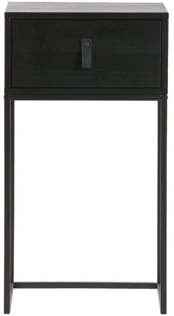 Κομοδίνο DE EEKHOORN Zola nightstand with drawer black 373673-Z-0071