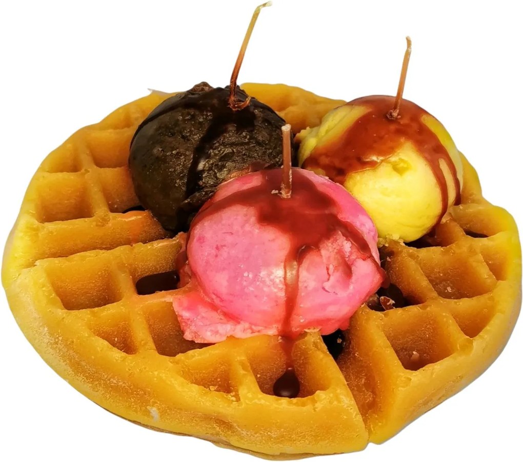 Βάφλα 3D λαμπάδα