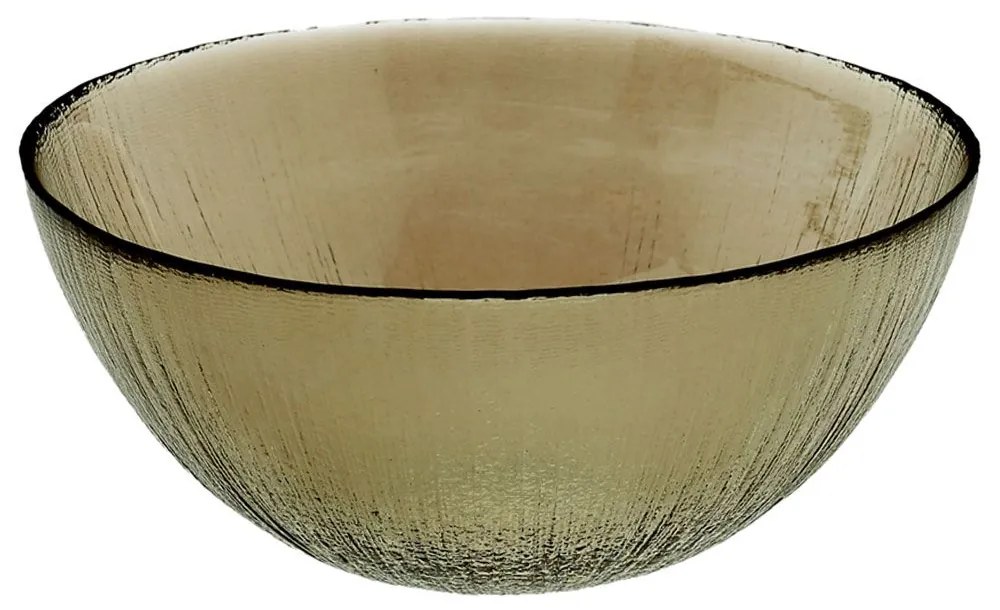 Μπωλ Παγωτού Rexy Smoke 80.657.24 Φ15cm Olive Cryspo Trio Glass