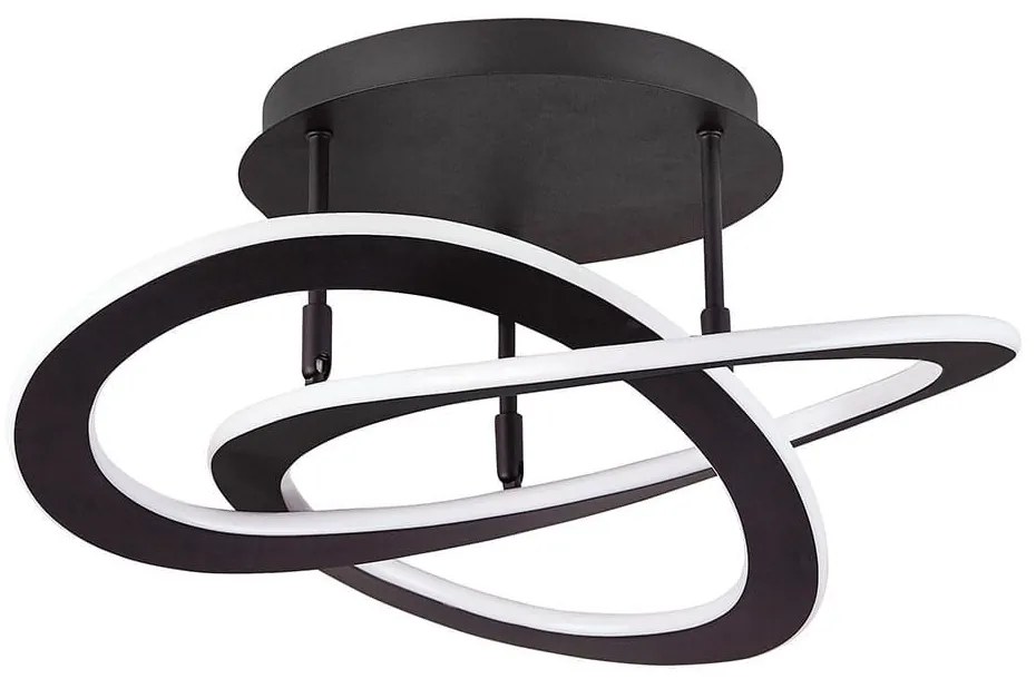 Φωτιστικό Οροφής - Πλαφονιέρα Led Charlie 4235700 Black Viokef Metal, Plastic