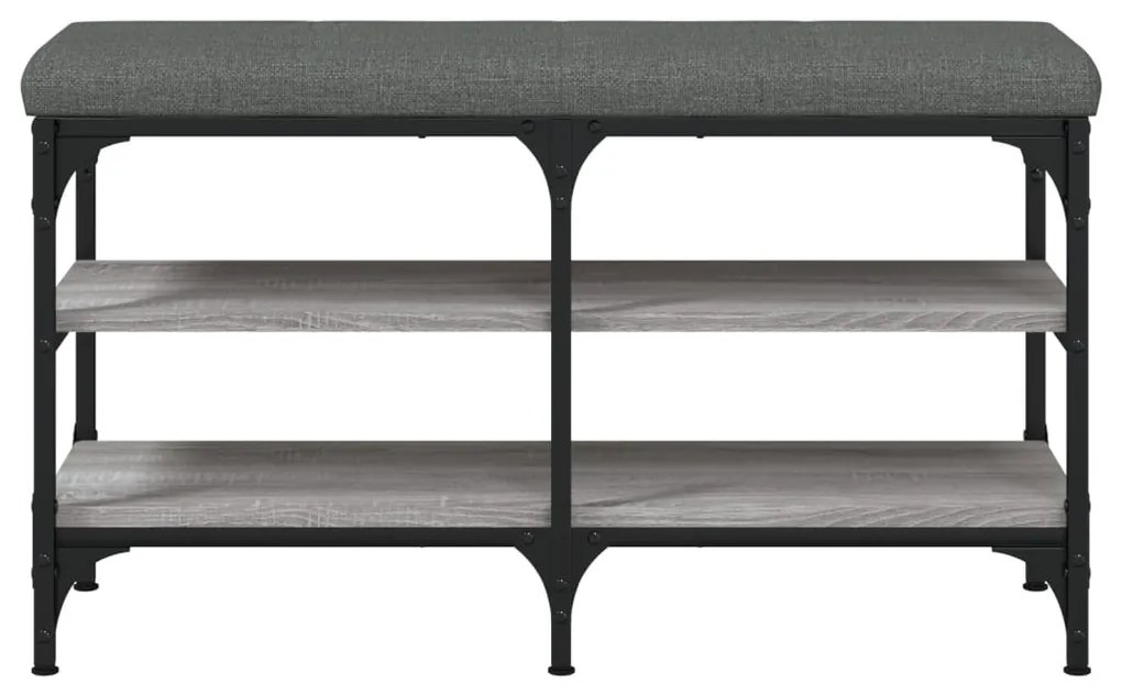 vidaXL Παπουτσοθήκη Γκρι Sonoma 82x32x47 εκ. από Επεξεργασμένο Ξύλο