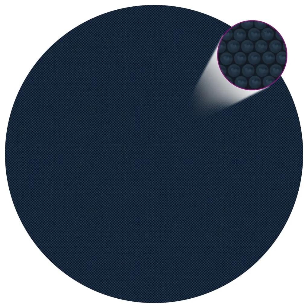 Κάλυμμα Πισίνας Ηλιακό Μαύρο/Μπλε 300 εκ. από Πολυαιθυλένιο