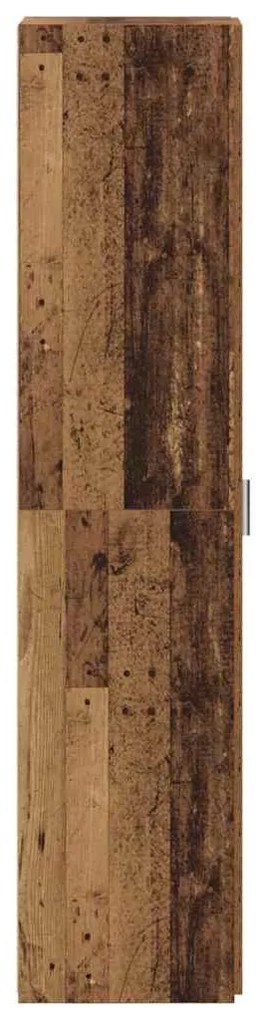 vidaXL Highboard 2 pcs Παλιό ξύλο 45 x 42,5 x 185 εκ.