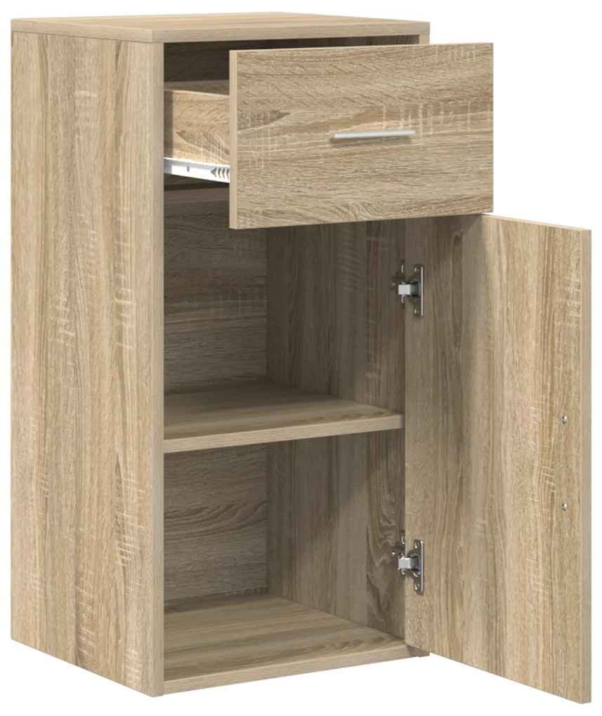 vidaXL Ντουλάπι Αποθήκευσης Sonoma Oak Sonoma Oak MDF Μεσαίο