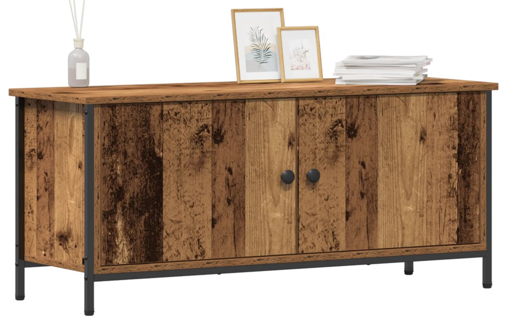 vidaXL Old Wood TV Unit Παλιά Ξυλεία Μοριοσανίδες 102 x 35 x 45 εκ