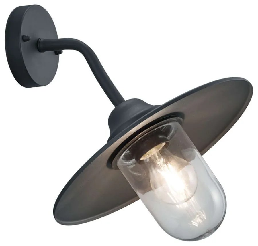 Φωτιστικό Τοίχου - Απλίκα Brenta 201760142 1xE27 40W Φ30cm 32cm Anthracite Trio Lighting