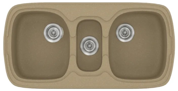 Sanitec Classic 303 Metallic Cream Νεροχύτης SAN.303.15.MCR
