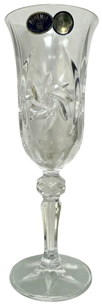 Ποτήρι Σαμπάνιας Pinwheel 150ml - Crystal Bohemia - 6 ΤΜΧ