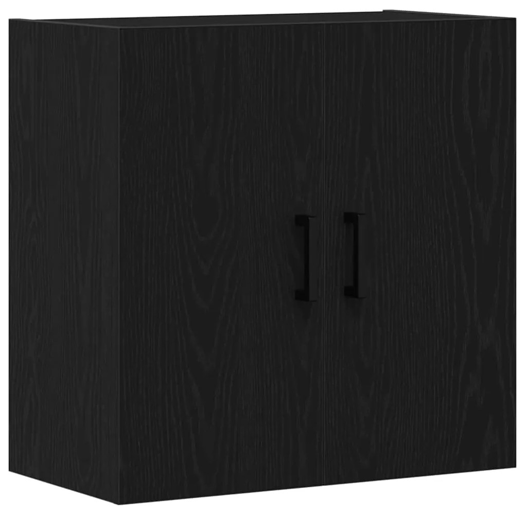 vidaXL Ντουλάπα Τοίχου Μαύρη δρυς 60 x 31 x 60 εκ. Επεξεργασμένο ξύλο