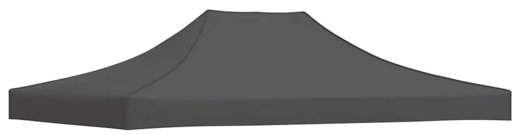 vidaXL Κάλυμμα Τέντας Εκδηλώσεων Ανθρακί 4 x 3 μ. 270 γρ/μ²