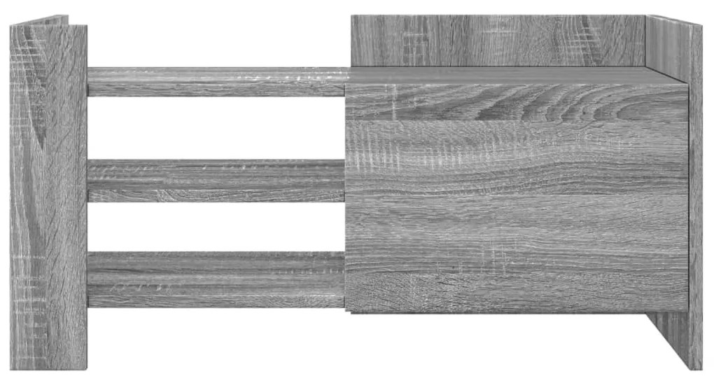 vidaXL Έπιπλο Τηλεόρασης Γκρι Sonoma 80x35x40 εκ. από Επεξεργ. Ξύλο