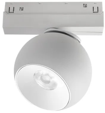 Σποτ Φωτιστικό Ράγας LED 12W IP20 3000K IONA1230W ACA-IONA1230W-Λευκό IONA1230W