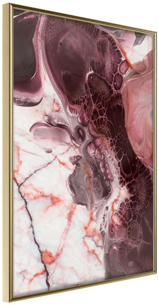 Αφίσα - Beauty Enchanted in Marble - 40x60 - Χρυσό - Χωρίς πασπαρτού