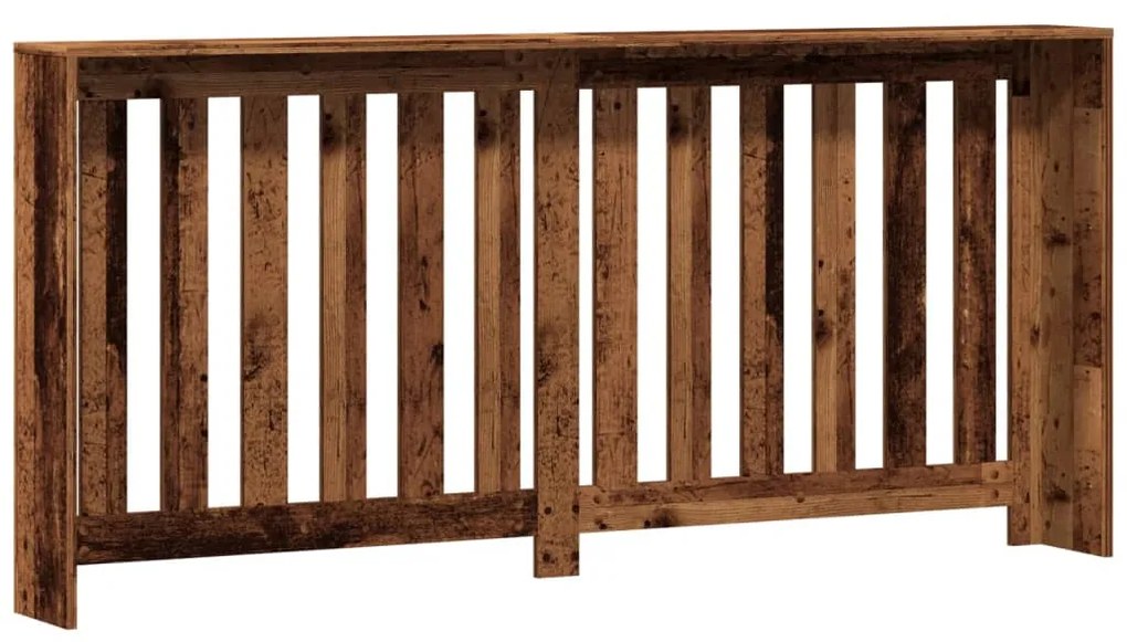 vidaXL Κάλυμμα Καλοριφέρ Όψη Παλαιού Ξύλου 175x20x82 εκ. Επεξ. Ξύλο