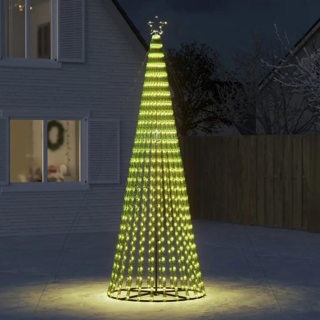 vidaXL Φωτιστικό Χριστουγεννιάτικο Δέντρο 688 LED Θερμό Λευκό 300 εκ.