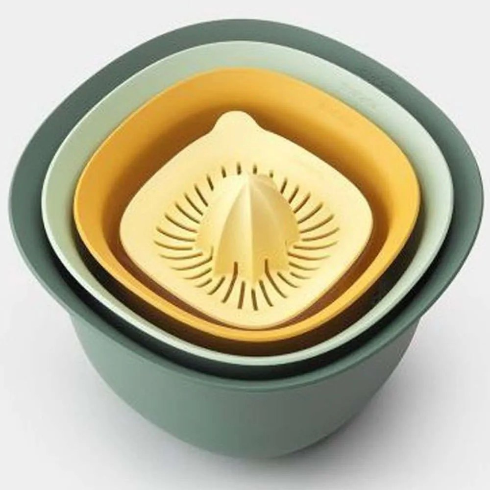 Μπωλ Ανάμειξης Με Στίφτη Tasty (Σετ 5 Τμχ) 081.1222/62 Multi Brabantia Πλαστικό