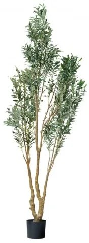 VEVOR 240cm Artificial Olive Tree Tall Fake Plant with Pot for Home Office