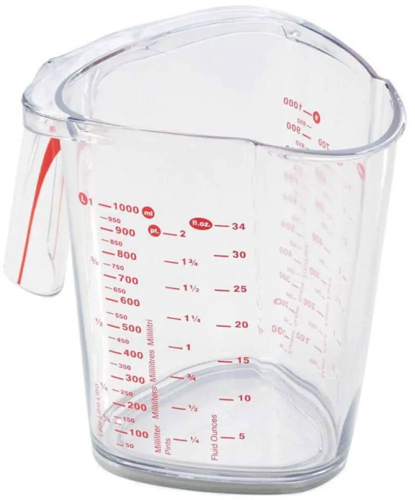 Μεζούρα Comfortline 3048 1lt Clear-Red Leifheit Πλαστικό
