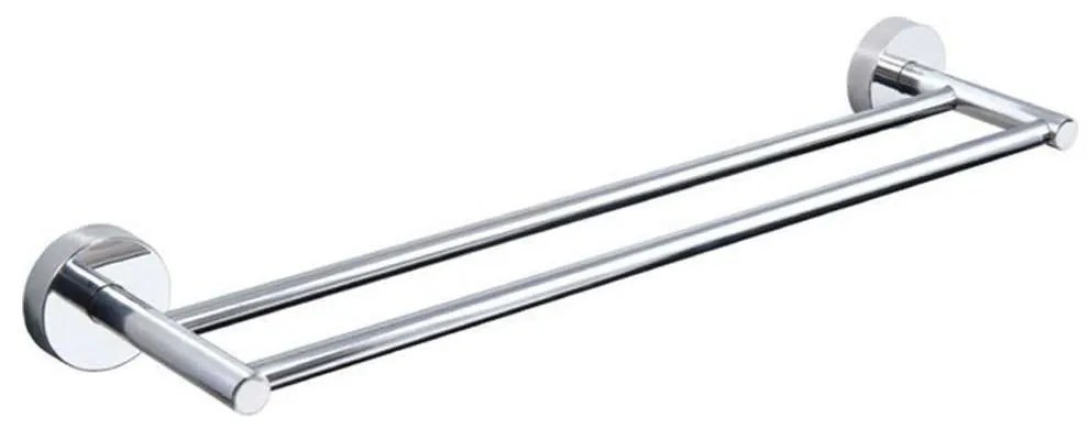 Κρεμάστρα Πετσέτας Διπλή Uno 1252 50cm Chrome Karag Stainless Steel