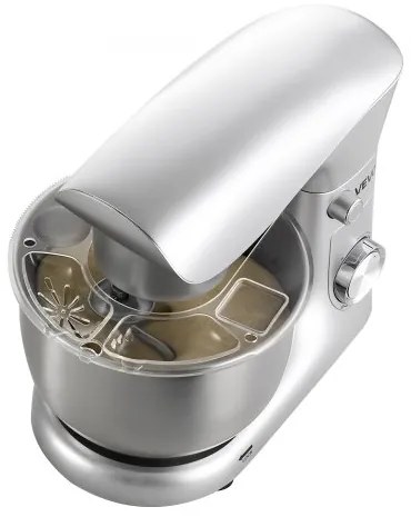 VEVOR Stand Mixer, 4.2 L Electric Kitchen Mixer, 1500W Dough-Mixer, 10 + Pulse Speeds Tilt-head Food-Mixer with Stainless Steel Bowl, Dough Hook, Whisk, Beater, for Baking, Mixing, Whipping & Kneading