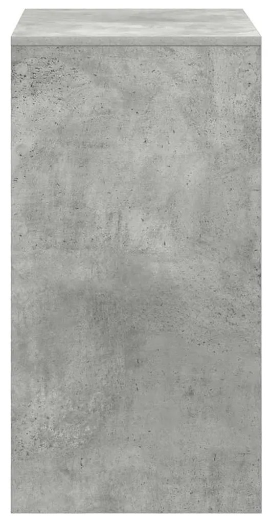 vidaXL Γραφείο Γκρι σκυροδέματος 60 x 40 x 76 εκ. Επεξεργασμένο ξύλο