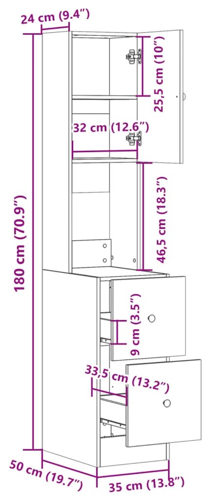 ΝΤΟΥΛΑΠΙ ΚΟΥΖΙΝΑΣ ΚΑΠΝΙΣΤΗ ΔΡΥΣ 35X50X180 ΕΚ. ΕΠΕΞΕΡΓ. ΞΥΛΟ 840762