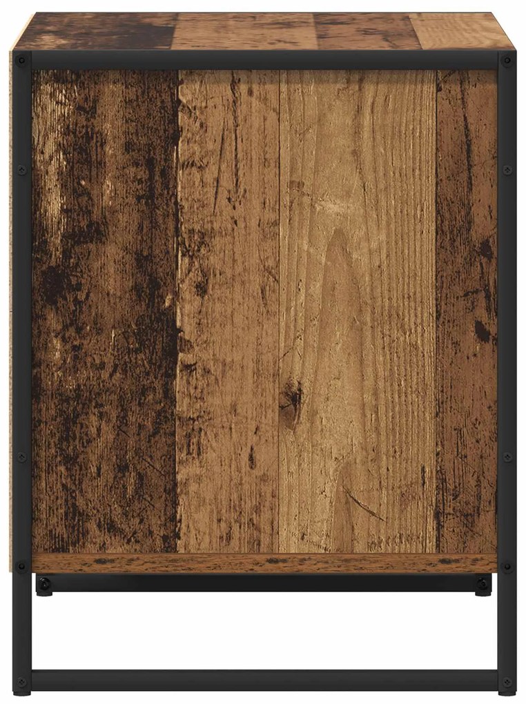 vidaXL Κομοδίνο 2 pcs Παλιό Ξύλο 50 x 39,5 x 50 εκ. Επεξεργασμένο ξύλο